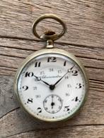Oude zakhorloge Chronomètre zilver, Handtassen en Accessoires, Horloges | Antiek, Ophalen of Verzenden, Zilver, Zakhorloge