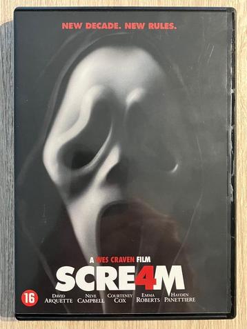 DVD : Scream 4 (Horreur), À partir de 16 ans, Enlèvement ou Envoi, Comme neuf, Slasher
