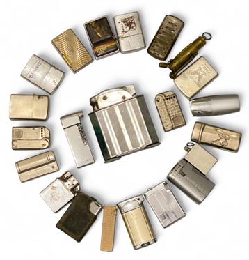 Lot de 22 briquets anciens vintage beschikbaar voor biedingen