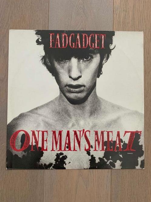 FAD GADGET - One Man's Meat * new wave 12" * 1984 * HOES, Cd's en Dvd's, Vinyl | Rock, Zo goed als nieuw, Alternative, 12 inch