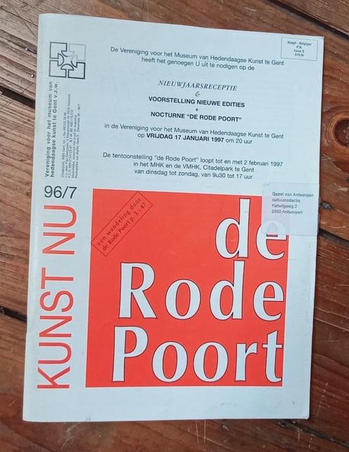 De Rode Poort opening SMAK GENT 1997 Berlinde De Bruyckere, Boeken, Kunst en Cultuur | Beeldend, Ophalen of Verzenden