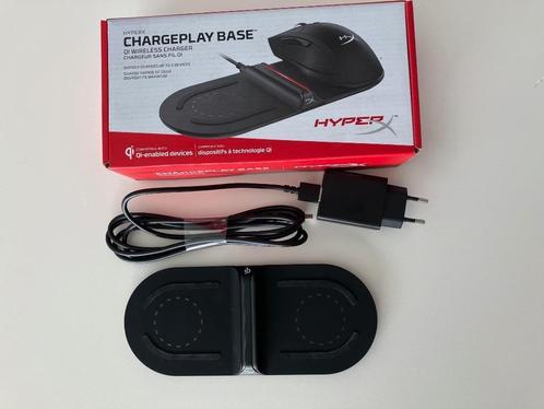HyperX ChargePlay Base dubbele draadlozer qi lader 15W, Telecommunicatie, Mobiele telefoons | Telefoon-opladers, Nieuw, Apple iPhone