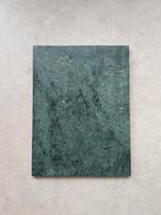 Marmeren blad - Groen - 30x40x2cm, Ophalen of Verzenden, Nieuw, Rechthoekig, Overige materialen
