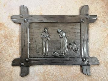 The Angelus - Decoratieve lijsten van 92% tin - Vintage beschikbaar voor biedingen