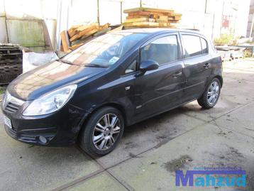 OPEL CORSA D leer half leder interieur 5 deurs zwart complee beschikbaar voor biedingen