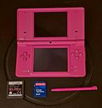 Nintendo DS (rose) — complète et testée — avec jeu et mémoir, Enlèvement ou Envoi, Comme neuf, Rose, Avec jeux