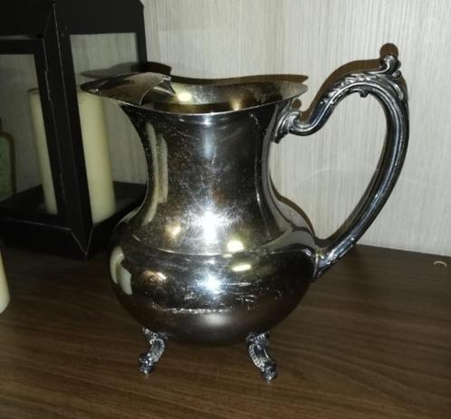 Verzilverde waterkan Oneida Silversmiths USA., Antiek en Kunst, Antiek | Schalen, Ophalen of Verzenden