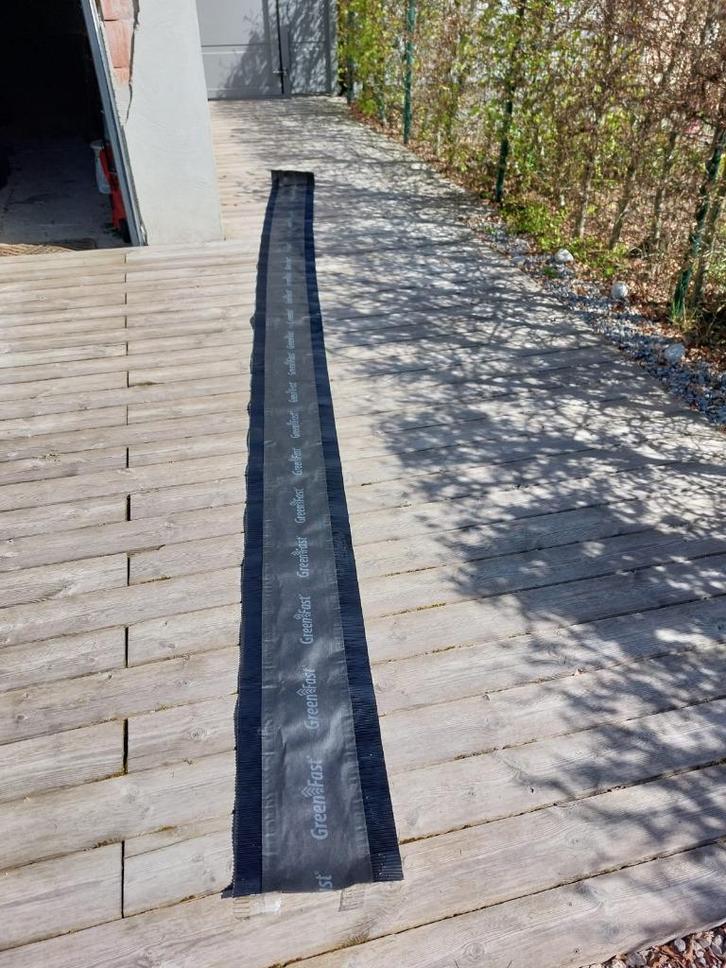 Ondervorst, Doe-het-zelf en Bouw, Dakpannen en Dakbedekking, Nieuw, Dakpannen, Kunststof, Zwart, Minder dan 5 m², Ophalen