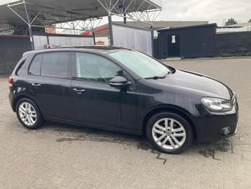 Golf6 1.6 Diesel, Auto's, Automaat, Euro 5, Zwart, Parkeersensor