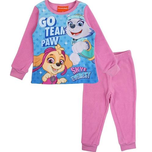 Paw Patrol Fleece Pyjama Roze - Maat 92-98-104-110-116-128, Kinderen en Baby's, Kinderkleding | Maat 116, Nieuw, Meisje, Nacht- of Onderkleding