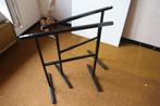 Zwarte metalen schragen, Huis en Inrichting, Ophalen, Gebruikt, Bureau