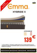 EMMA HYBRID 2 MATRAS, Huis en Inrichting, Slaapkamer | Matrassen en Bedbodems, Ophalen of Verzenden, Nieuw, Matras