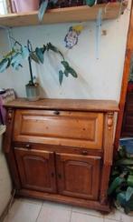 Bureau / secretair in hout 108x110x45, Ophalen, Zo goed als nieuw