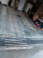 3 clôture en bois jatainier dimensions 5 m et dimensions dif, Utilisé, Enlèvement ou Envoi