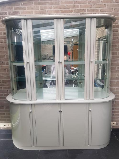 Vitrinekast, Huis en Inrichting, Kasten | Vitrinekasten, Gebruikt, Glas, Ophalen