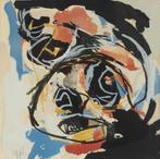 Karel Appel litho uit 1963 uit Paysage Humains serie, Enlèvement ou Envoi
