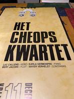 Vintage poster Het cheops Kwartet, Gele zaal *Antwerpen 1987, Gebruikt, Ophalen of Verzenden, Rechthoekig Staand, Muziek