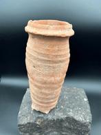 14 eeuwse steengoed kruik kannetje beker Siegburg (D.), Ophalen of Verzenden