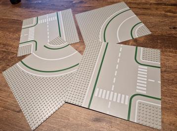 Lego set van 4 road plates beschikbaar voor biedingen
