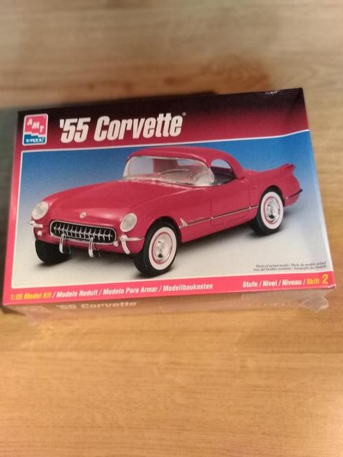 Chevrolet Corvette C1 '55, Hobby & Loisirs créatifs, Modélisme | Voitures & Véhicules, Neuf, Voiture, Plus grand que 1:32, Autres marques