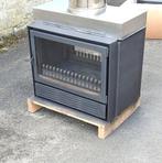 Doorkijkhaard/ Tunnelhaard van Flam type MT 72/56 met BBQ, Ophalen of Verzenden, Gebruikt, Inbouwhaard, Houthaard