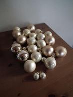 35 kerstballen. Gouden kleur, Verzenden, Gebruikt