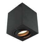 Opbouwspot vierkant Rebel GU10 LED zwart, Huis en Inrichting, Lampen | Plafondlampen, Nieuw, Ophalen of Verzenden, Mooi