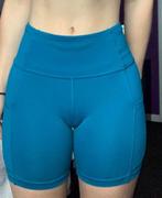 Sport broekje, Kleding | Dames, Sportkleding, Maat 34 (XS) of kleiner, Verzenden, Blauw, Fitness of Aerobics