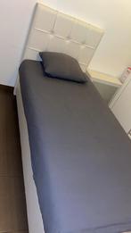 Sommier avec espace de rangement - avec matelas - blanc, 90 cm, Une personne, Enlèvement, Utilisé