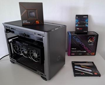 Krachtige ITX Game Pc : R5 7600X, 32gb ddr5, RX6800 XT 16gb beschikbaar voor biedingen
