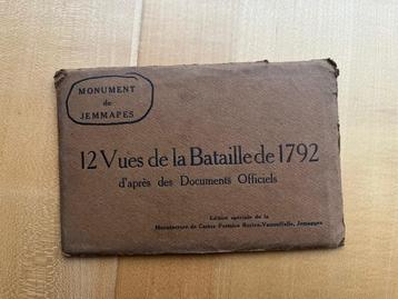 Etui 12 vues de  la Bataille de 1792 -Jemappes-anneés 1920 beschikbaar voor biedingen