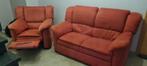 2 Zetels te koop, Ophalen, Tweepersoons, Zo goed als nieuw, Rechte bank
