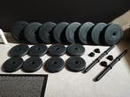 30kg Halterset van Focus Fitness. (25mm), Sport en Fitness, Fitnessmaterialen, Ophalen, Gebruikt, Benen, Halterset