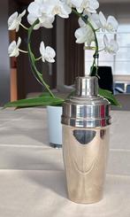 Verzilverde cocktail shaker in 3 delen / 22 x 10 cm / 1970, Antiek en Kunst, Ophalen of Verzenden, Zilver