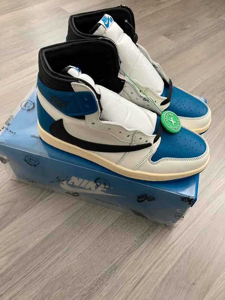 Nike Air Jordan 1 High Fragment Travis Scott, Kleding | Heren, Schoenen, Zo goed als nieuw, Ophalen of Verzenden