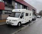 Prachtige volledig beschreven mobilhome,, Caravanes & Camping, Camping-cars, Siège de train, Fiat, Boîte manuelle, Diesel