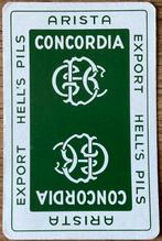Speelkaart EXPORT HELL’S PILS/CONCORDIA, Ophalen of Verzenden, Zo goed als nieuw, Speelkaart(en)