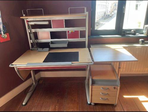 Ergonomische meegroeibureau Moll, Huis en Inrichting, Bureaus, Zo goed als nieuw, Bureau, In hoogte verstelbaar, Ophalen