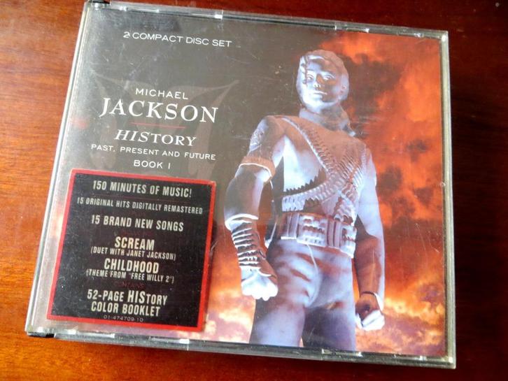 MICHAEL JACKSON - HISTORY - GREATEST HITS - BOX 2CD-SET, Cd's en Dvd's, Cd's | Pop, Gebruikt, 1980 tot 2000, Boxset, Verzenden