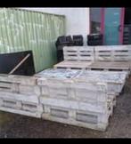 Gratis lounge van palletten, Ophalen, Zo goed als nieuw, Hout