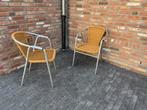 Terrasstoelen, Tuin en Terras, Ophalen, Gebruikt, Aluminium, Stapelbaar
