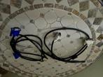 3 VGA monitor kabels – zwart - 1.5 meter - per lot 10€, Computers en Software, Ophalen of Verzenden, Nieuw