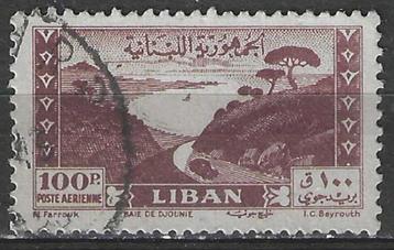 Libanon 1947/1949 - Yvert 25PA - Baai van Djounie (ST) beschikbaar voor biedingen