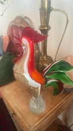 Venetiaanse haan Murano style H34cm B24cm, Ophalen of Verzenden