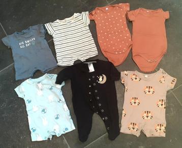 Baby kleding 7 stuks Zeeman 50 beschikbaar voor biedingen