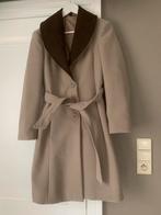 Winterjas mantel Rinascimento L beige wol bruine kraag, Kleding | Dames, Ophalen of Verzenden, Zo goed als nieuw, Beige