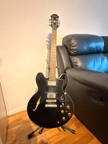 Epiphone Dot ebony, Enlèvement, Utilisé, Hollow body, Epiphone
