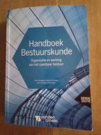 handboek bestuurskunde, derde editie, ISBN 978 90 496 1958 9, Boeken, Ophalen of Verzenden, Gelezen, Hoger Onderwijs