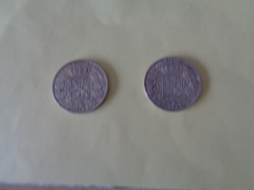 Zilveren munten., Postzegels en Munten, Munten | België, Losse munt, Zilver, Zilver, Ophalen of Verzenden