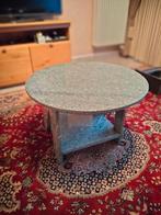 Zeer stevige, zware salontafel, Huis en Inrichting, Tafels | Salontafels, Ophalen, Overige materialen, Minder dan 50 cm, Rond
